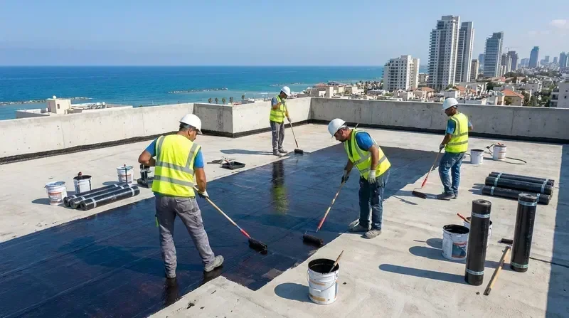 עבודות איטום גג מקצועיות בנתניה