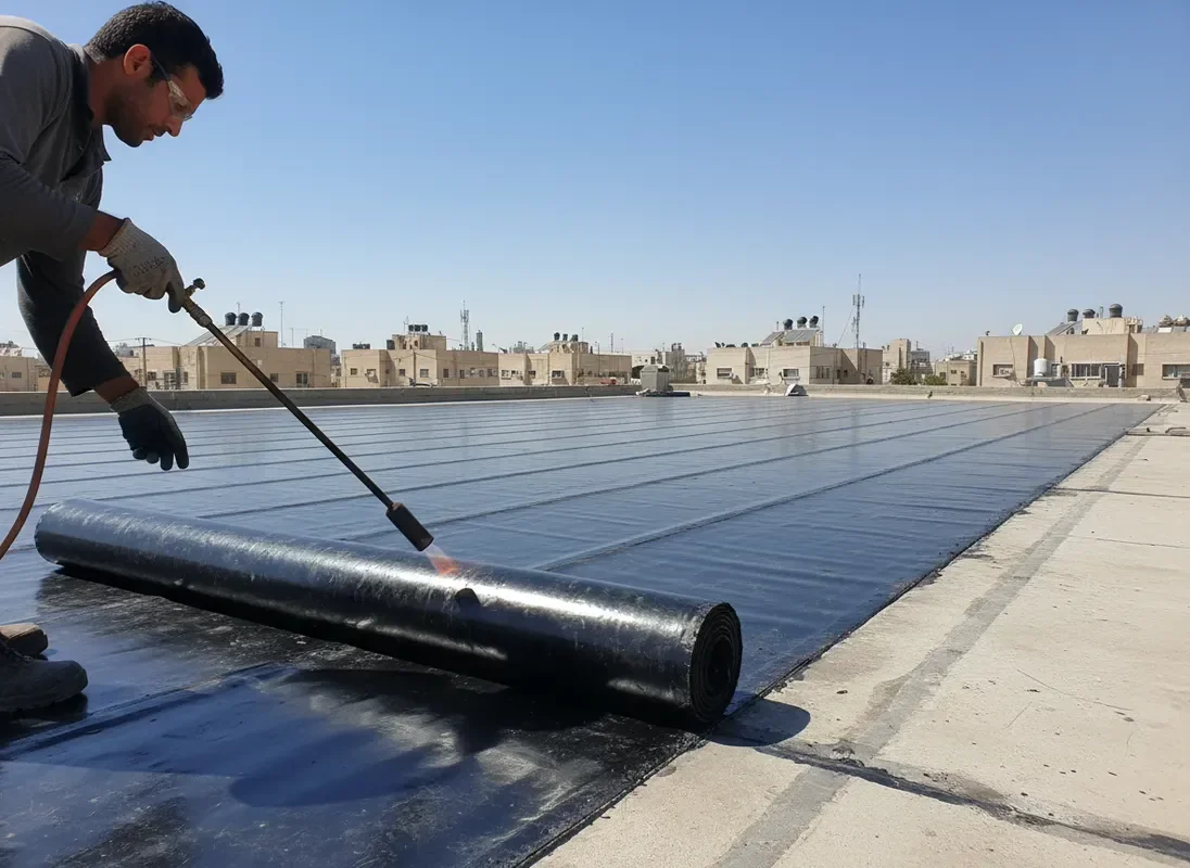 איטום גג שטוח בבאר שבע – יישום ממברנה ביטומינית מקצועית