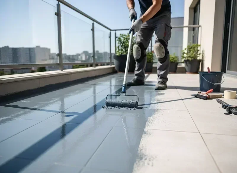 איטום מרפסת בפוליאורטן