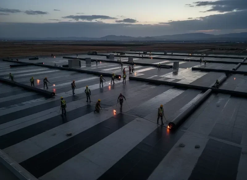 איטום גגות תעשייתיים — מאור אחזקות