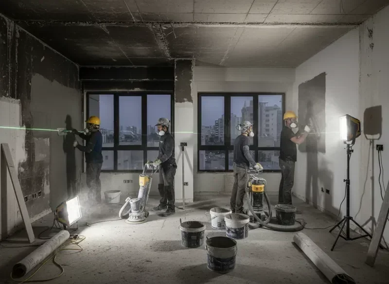 שיפוץ דירה לאחר שריפה — עבודת שיקום מקצועית