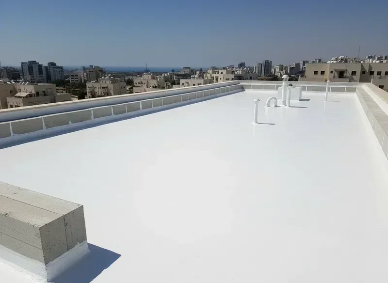 בידוד תרמי, יציקת בטקל וסיוד גגות